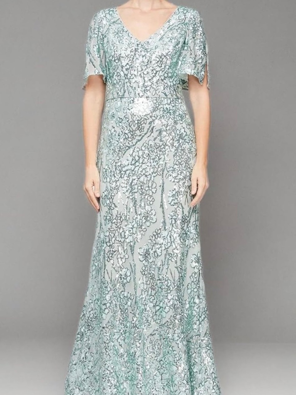 Alex Evenings sequin gown - Picture 3 of 4